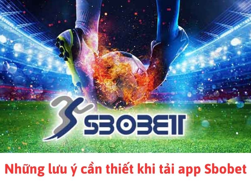 Cần lưu ý gì khi tải ứng dụng app Sbobet